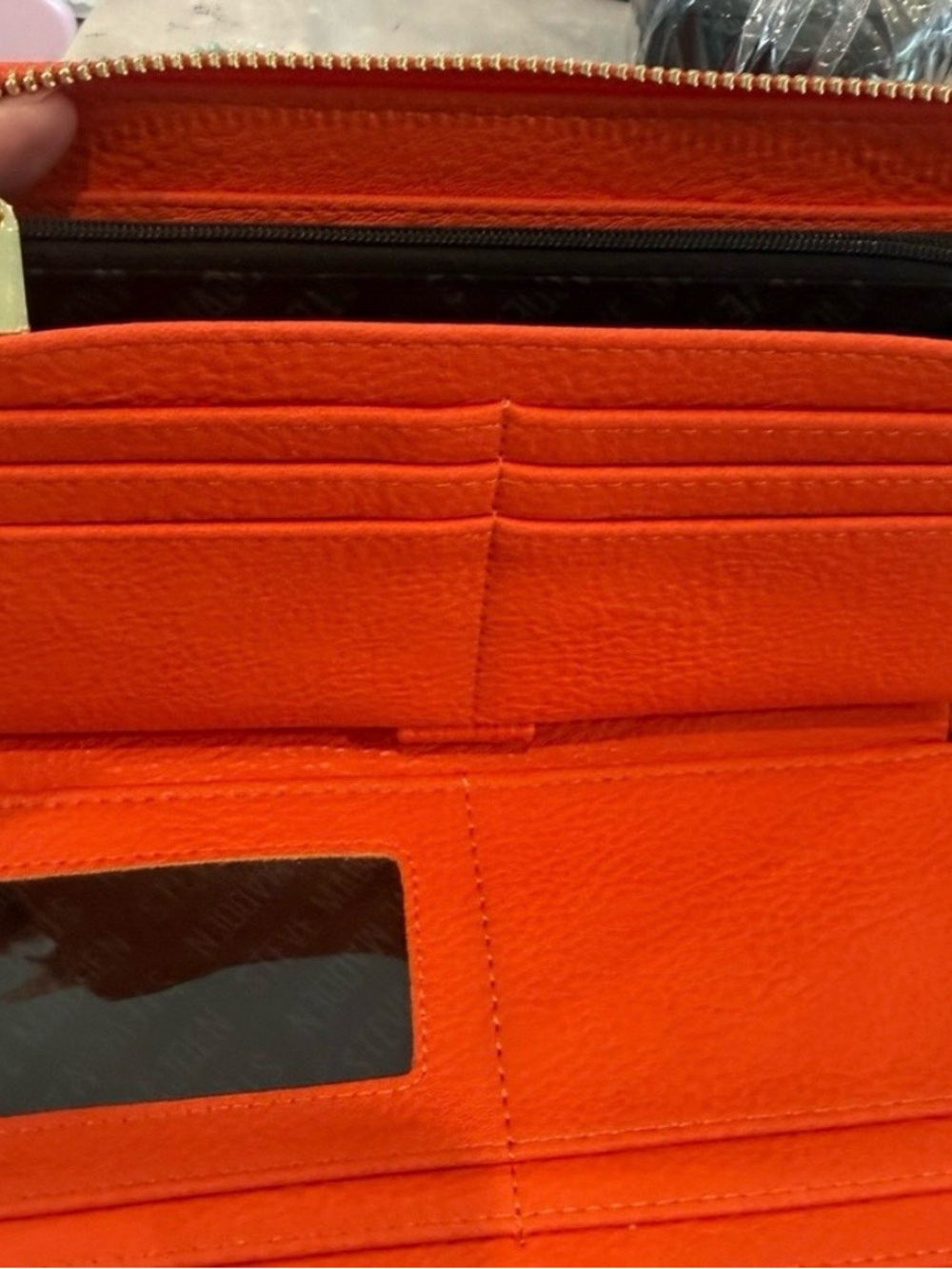 Steve Madden Red Embossed Clutch